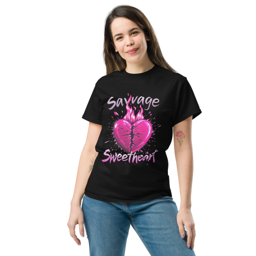 Savage Sweetheart – Style 2 Unisex Classic Tee